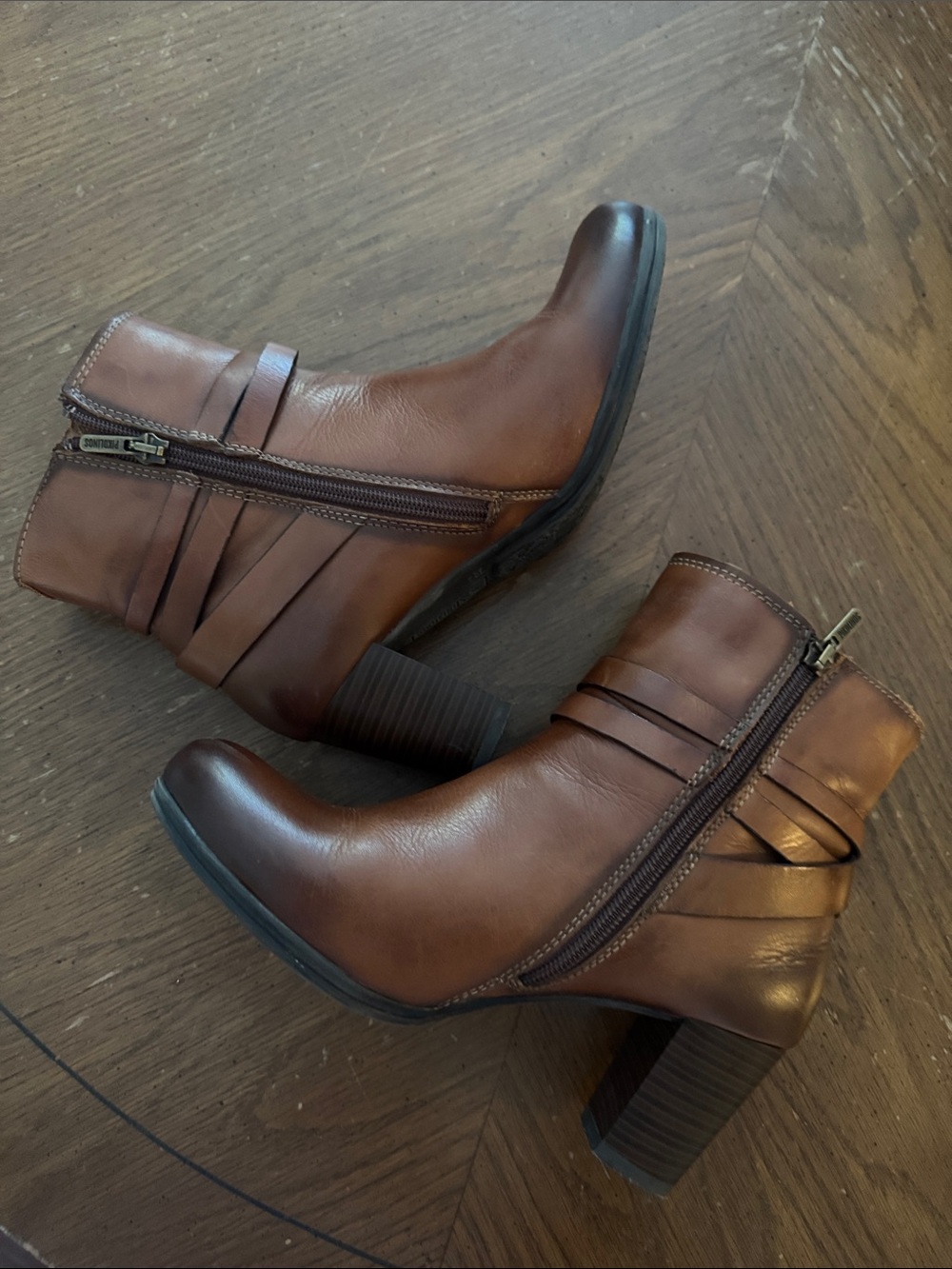 Pikolinos Verona Tasseled Brown Leather Ankle Boot Size EU 36 5.5 6 US Like New - Picture 2 of 13